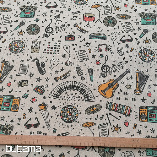 Tessuto decorativo Musica