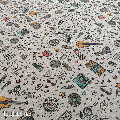Tessuto decorativo Musica