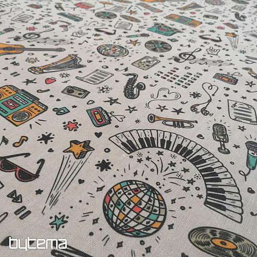 Tessuto decorativo Musica