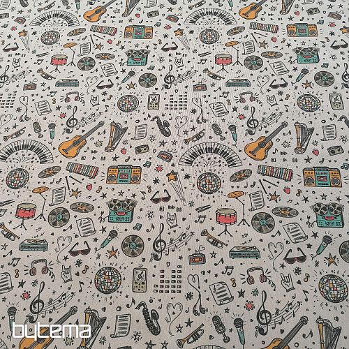 Tessuto decorativo Musica