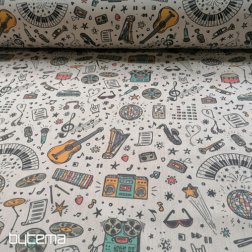 Tessuto decorativo Musica