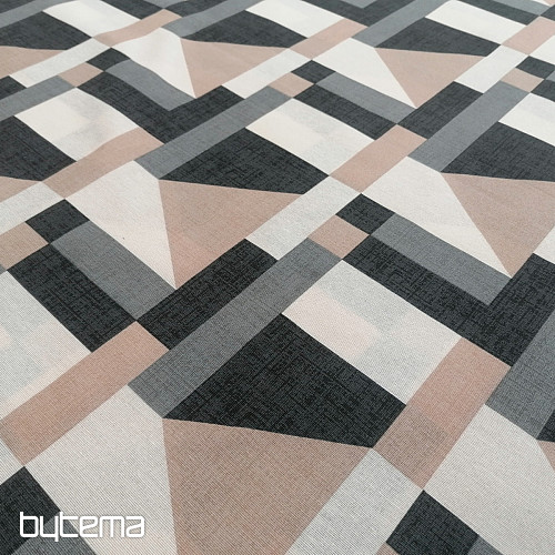 Tessuto decorativo Geo grigio