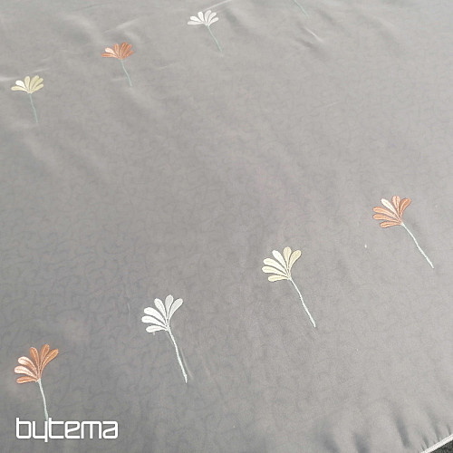 Tenda di lusso in voile 966/290 fiori