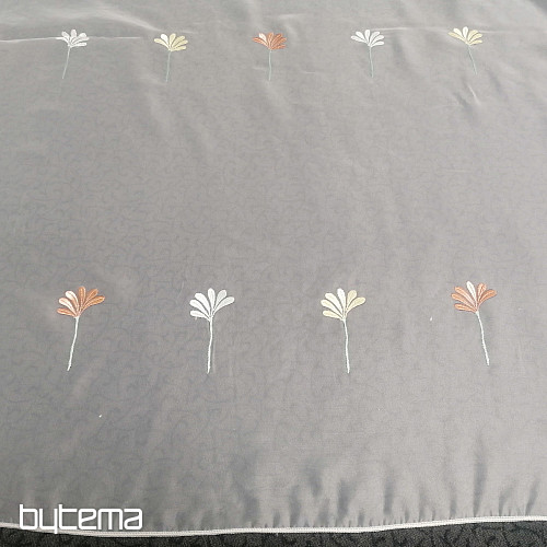Tenda di lusso in voile 966/290 fiori