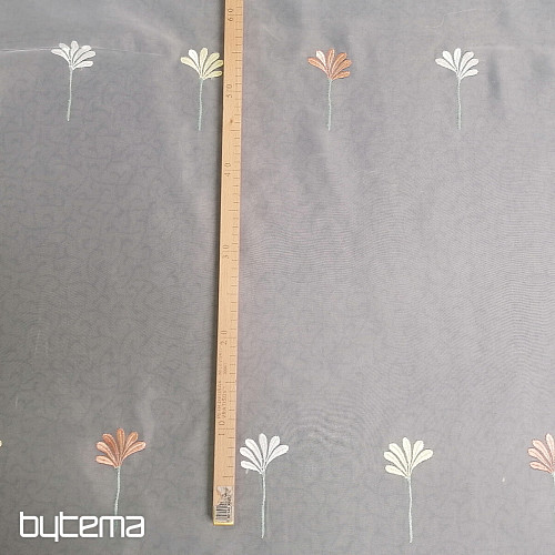 Tenda di lusso in voile 966/290 fiori