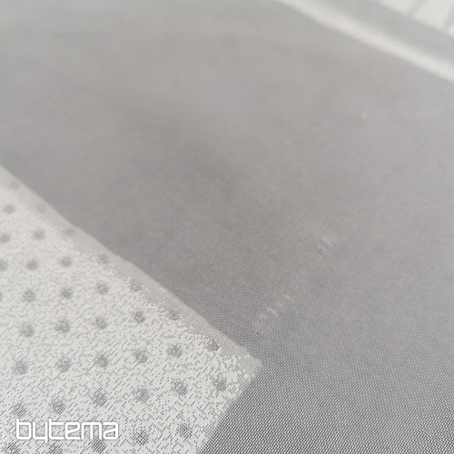 Tenda a cubo in voile beige-grigio 180