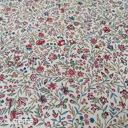 Tessuto di cotone INDIENE panna