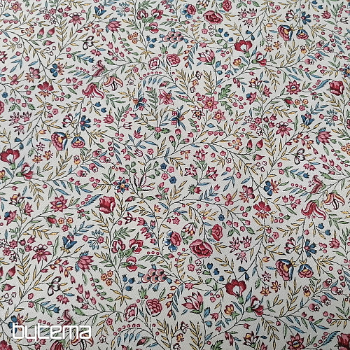 Tessuto di cotone INDIENE panna