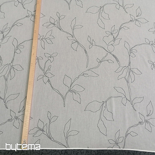 Tenda di lusso Abbony 90 bianca con fiori
