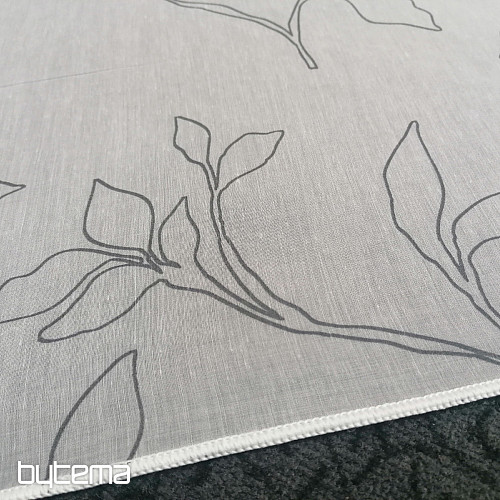Tenda di lusso Abbony 90 bianca con fiori