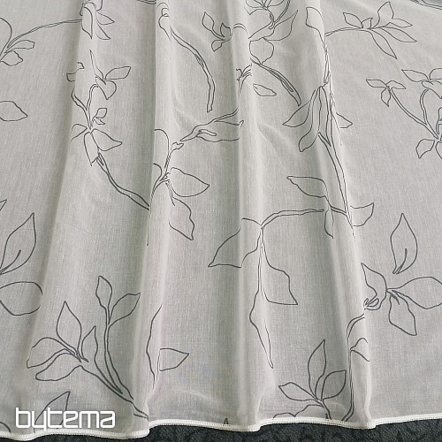 Tenda di lusso Abbony 90 bianca con fiori