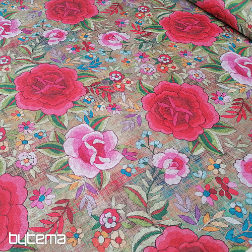Tessuto decorativo Fiori Manila 280 cm