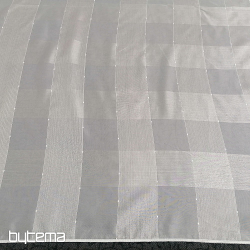 Tenda in voile 5533 cubi bianco