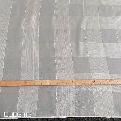 Tenda in voile 5533 cubi bianco