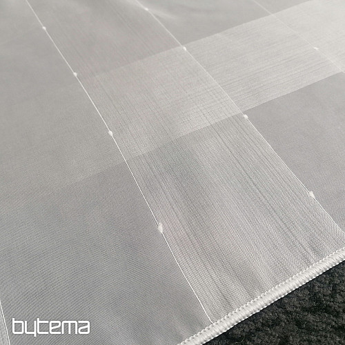 Tenda in voile 5533 cubi bianco
