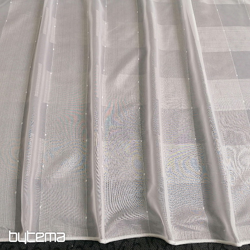 Tenda in voile 5533 cubi bianco