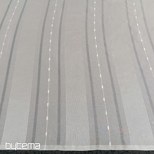 Tenda a righe crema chiaro con righe
