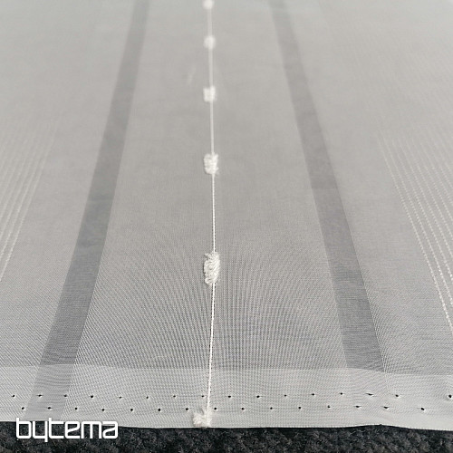 Tenda a righe crema chiaro con righe