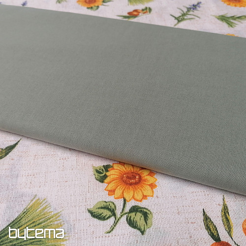 Tessuto di cotone UNI KHAKI