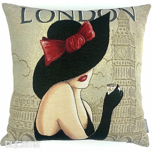Fodera per cuscino con arazzo LADY LONDON