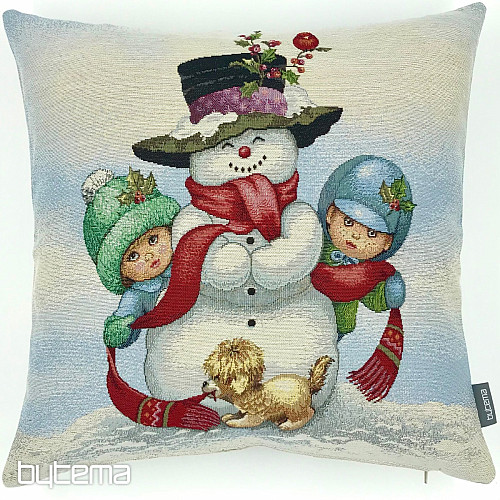 Arazzo natalizio PUPAZZO DI NEVE CON BAMBINI