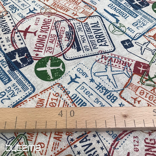Tessuto decorativo VIAGGIO