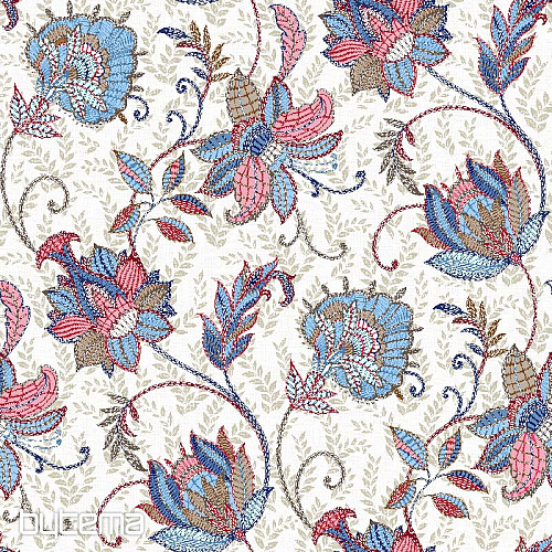 Tessuto decorativo DORKA blu