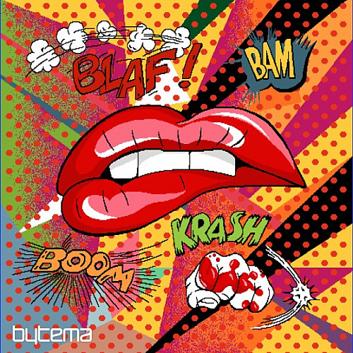 Fodera per cuscino arazzo COMICS LIPS