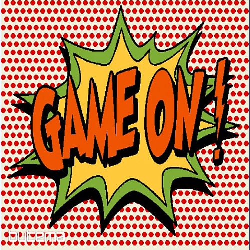 Fodera per cuscino arazzo GIOCO DI FUMETTI AVANTI!