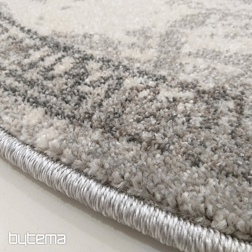 Tappeto moderno ovale VISTA BIANCO GRIGIO