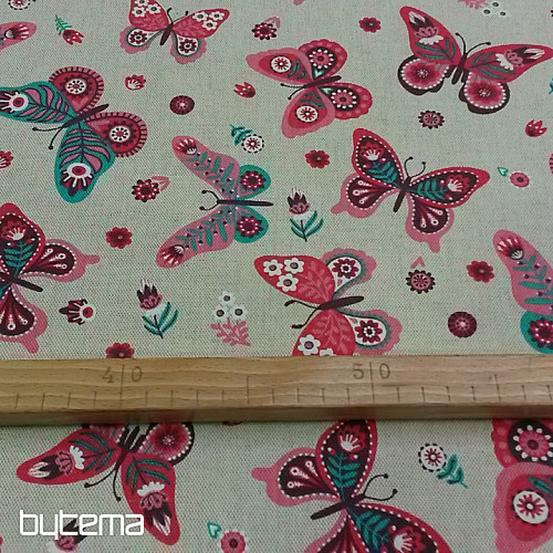 Tessuto decorativo FARFALLA