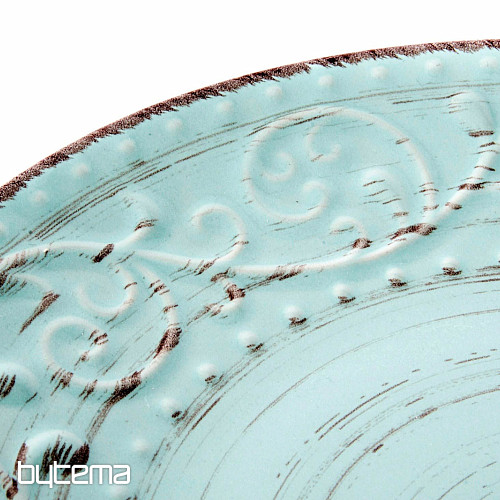 Piatto fondo RILIEVO BLU 28X3 cm