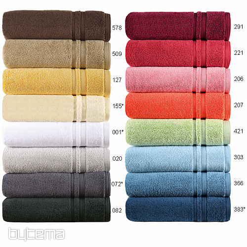 Asciugamano e telo da bagno di lusso MANHATTAN GOLD 221 rosso