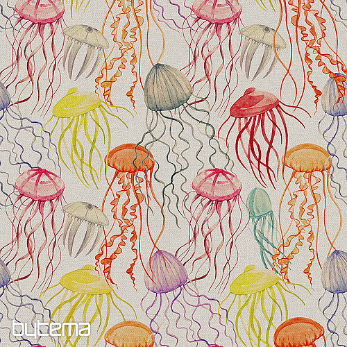 Tessuto decorativo MEDUSA stampa digitale
