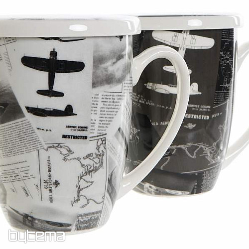 Set da tè aeronautico con filtro 300 ml