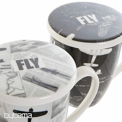 Set da tè aeronautico con filtro 300 ml