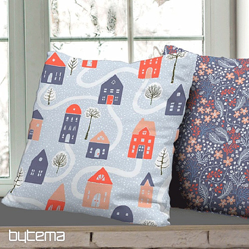 Tessuto decorativo DOMY blu