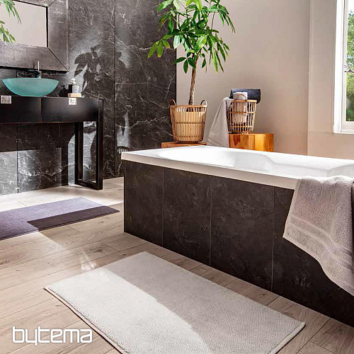Tappetino da bagno in cotone BOSTON st. grigio 020