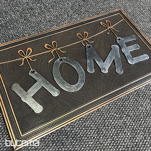 Tappetino HOME in gomma con fiocchi