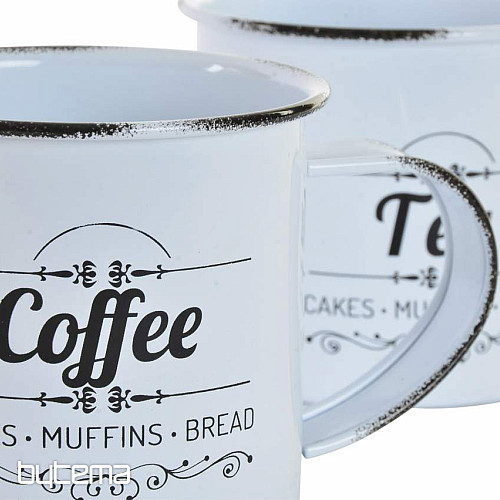 Tazza da caffè/tè in latta da 375 ml