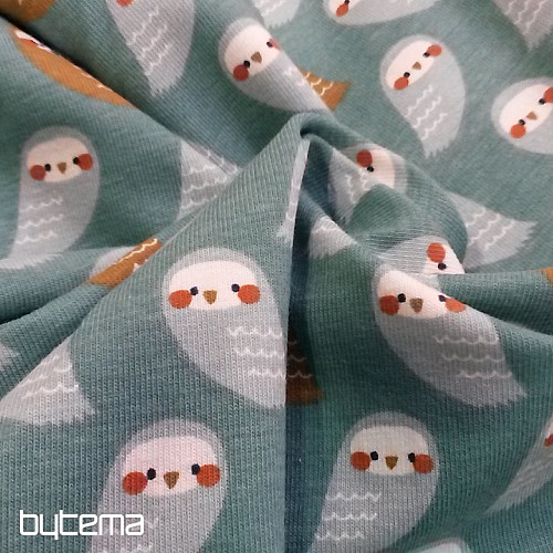 GUFO maglia di cotone turchese