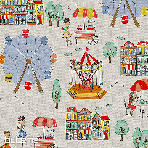 Tessuto decorativo SUMMER stampa digitale