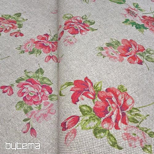 Tessuto decorativo MARTA fiori digitali