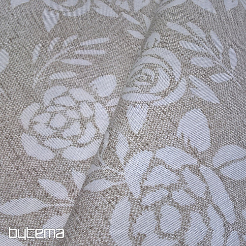 Tessuto decorativo ROSA crema