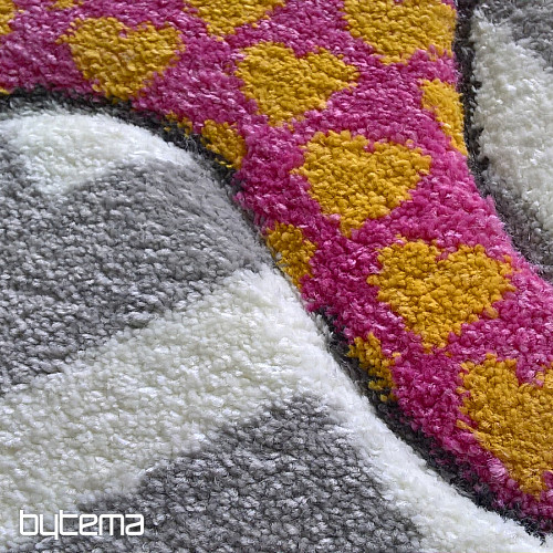 Tappeto per bambini PASTEL Elefanti