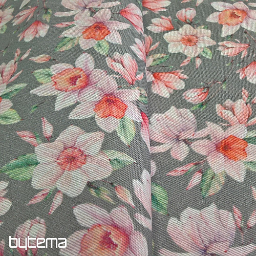 Tessuto decorativo fiori CESIRA