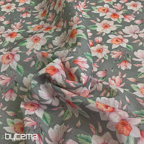 Tessuto decorativo fiori CESIRA